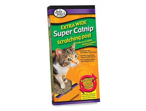 Four Paws® Super Catnip® Ski Slope Scratching Post Knock Down